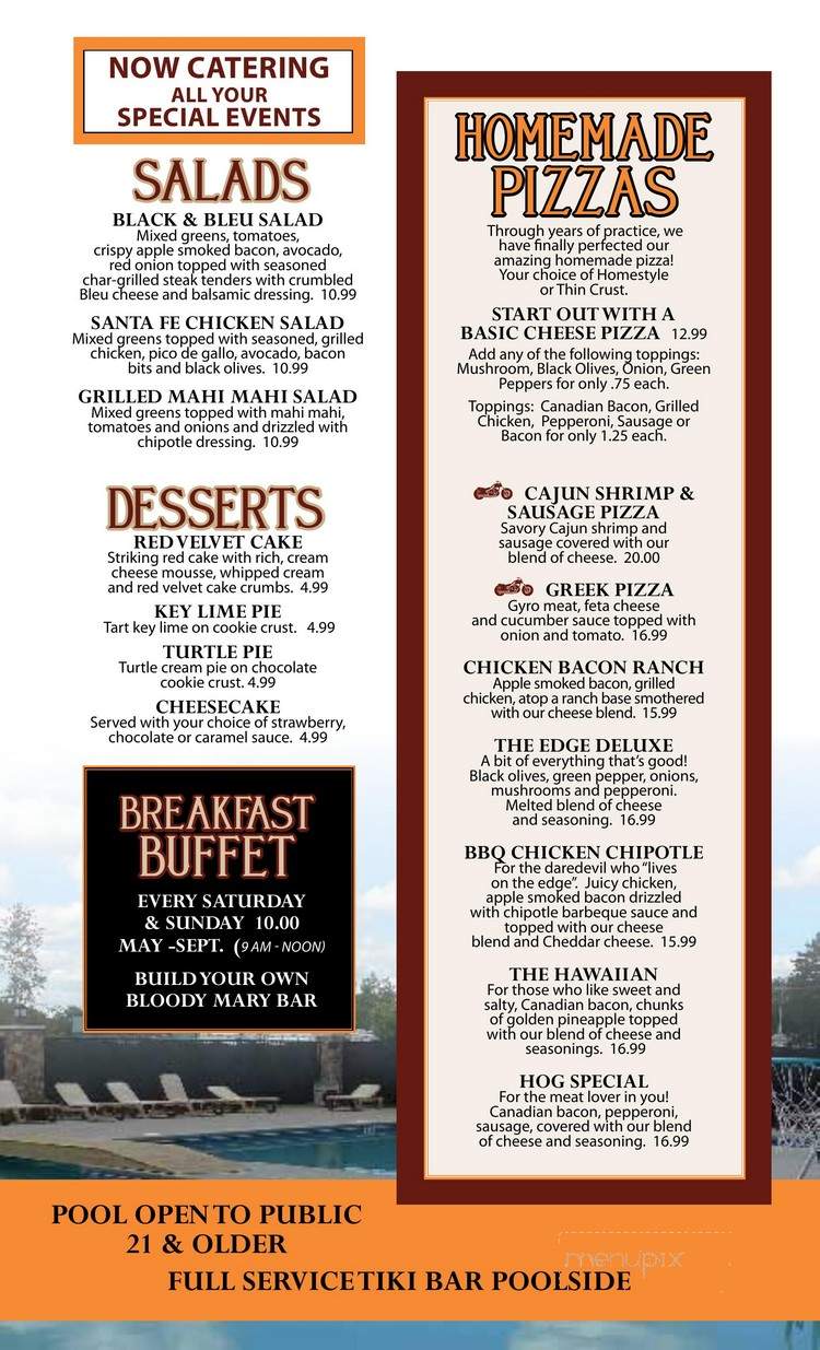 Edge Of The Dells Bar & Grill - Wisconsin Dells, WI menu_pic