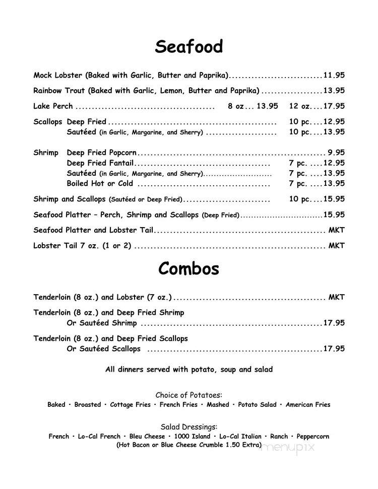 Green Street Food & Spirits - Manitowoc, WI menu_pic