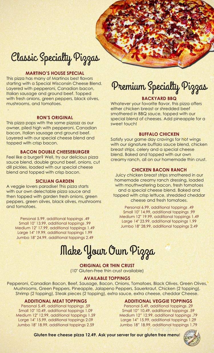 Martino's - Stanley, WI menu_pic