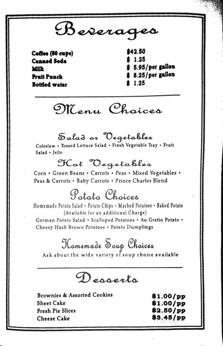 Red's Pizza - Oshkosh, WI menu_pic