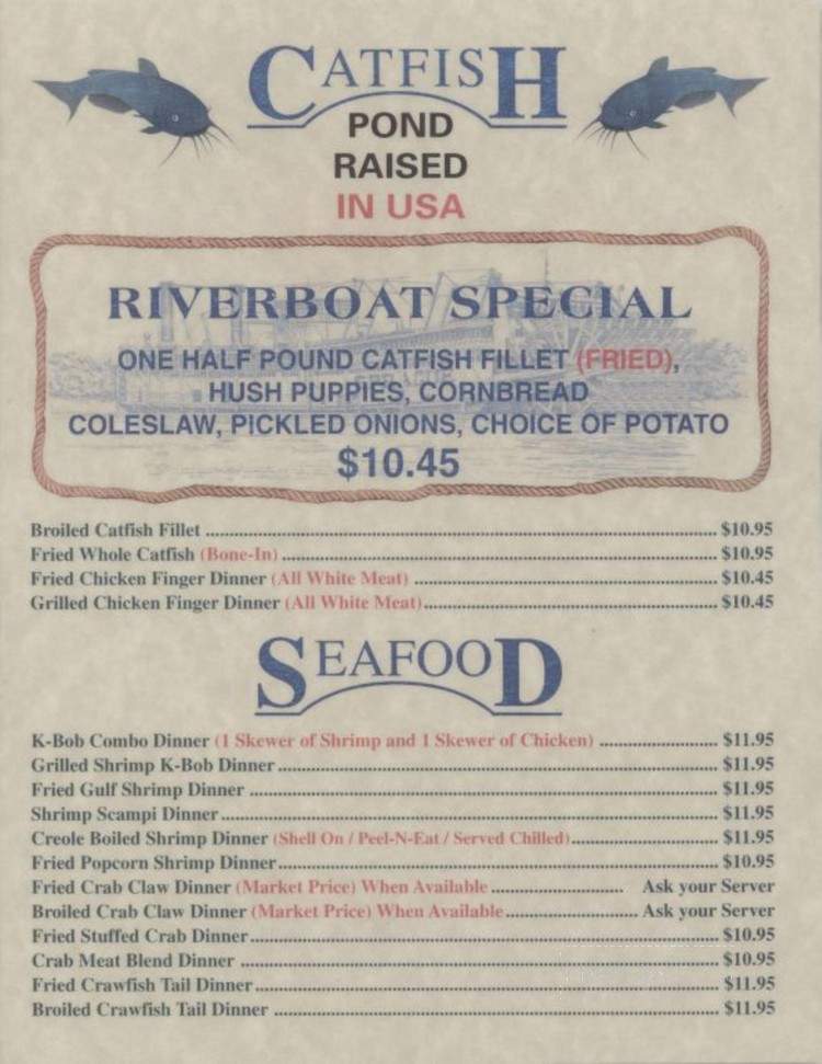 Top O The River - Anniston, AL menu_pic