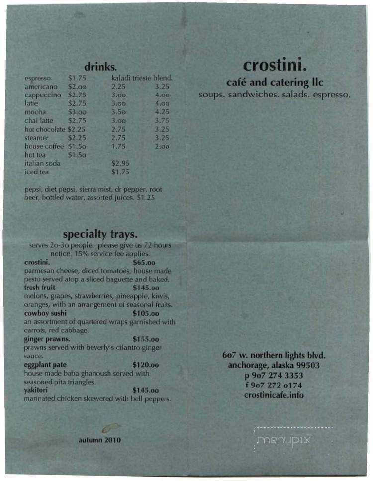 Crostini - Anchorage, AK menu_pic