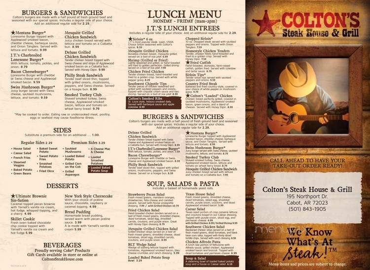 Colton's Steakhouse & Grill - Cabot, AR