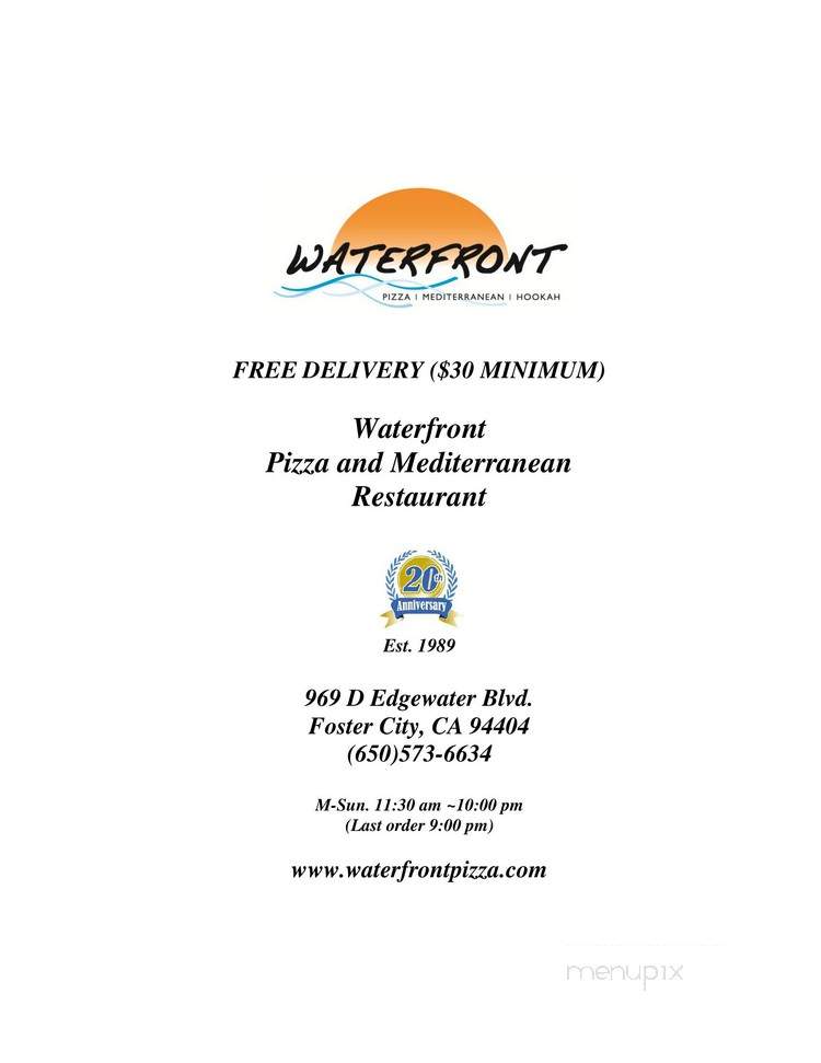 Waterfront Pizza - Foster City, CA