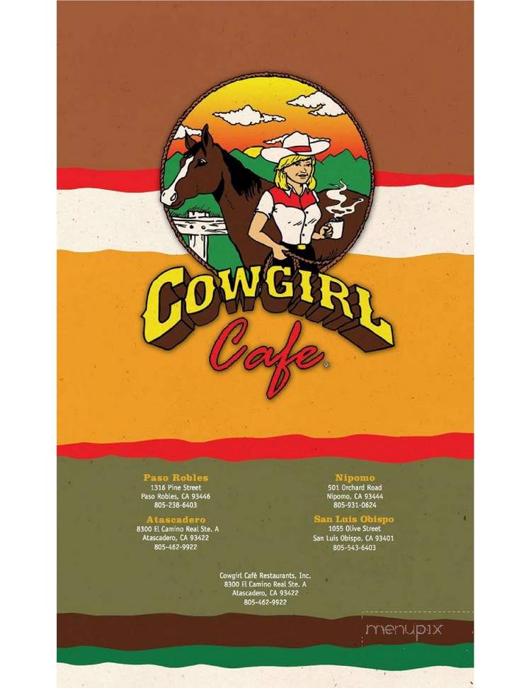 Cowgirl Cafe - San Luis Obispo, CA