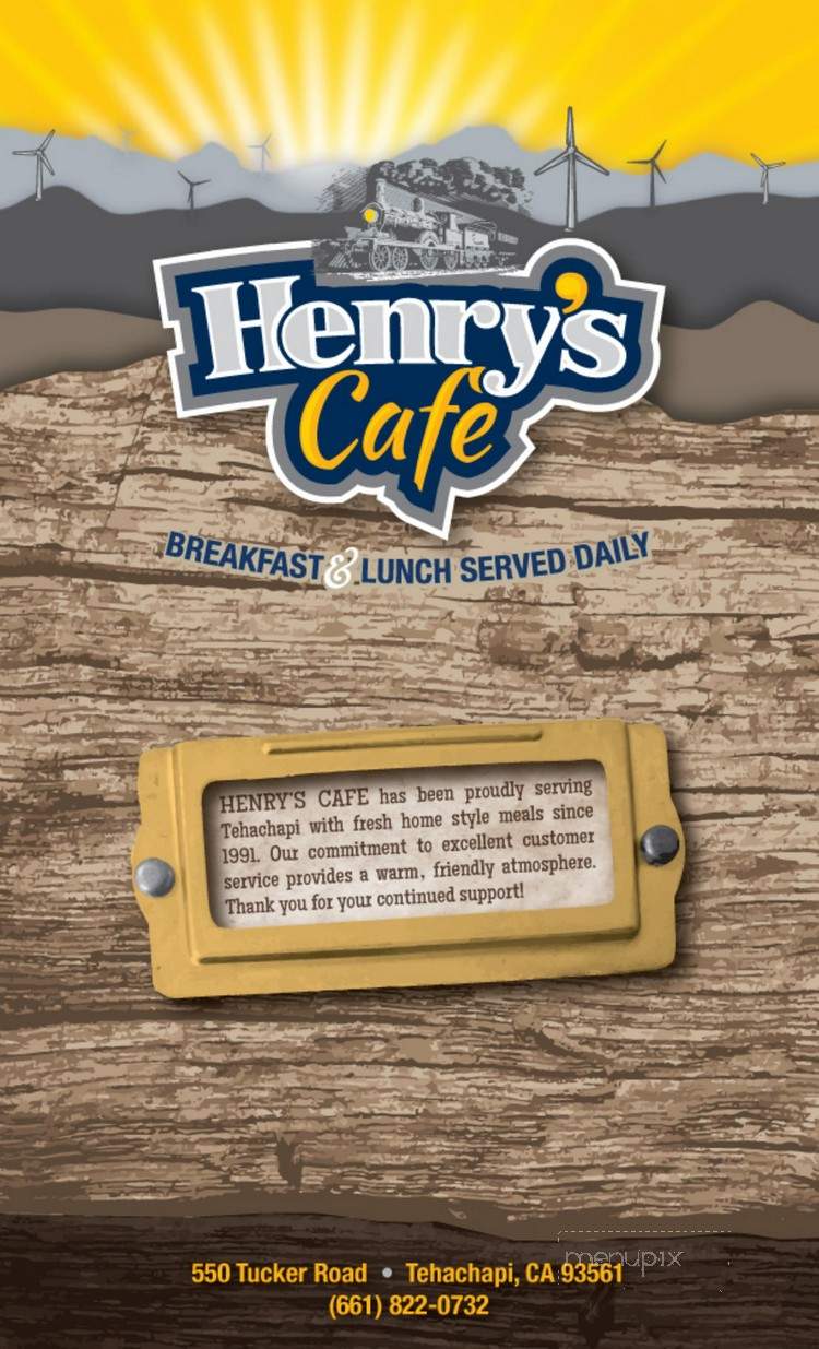 Henry's Cafe - Tehachapi, CA