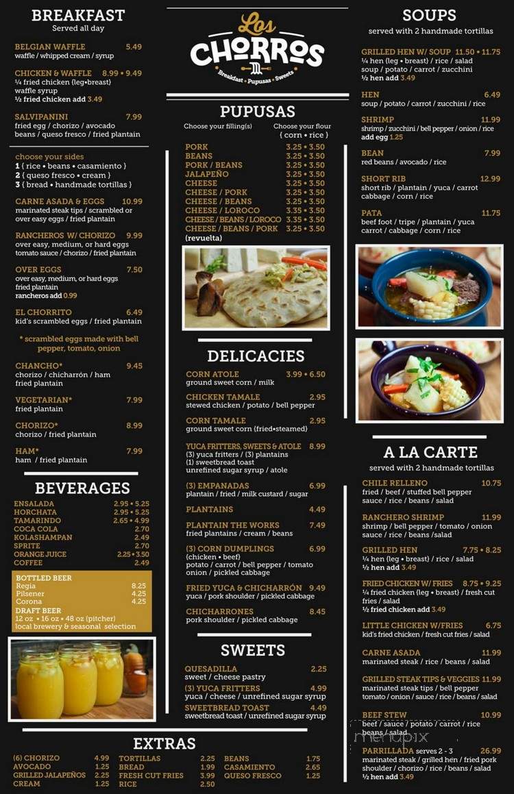 Los Churros - Inglewood, CA menu_pic
