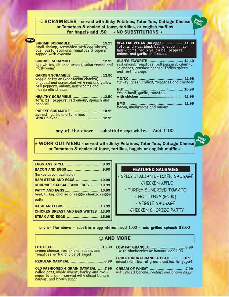 Jinky's Cafe - Sherman Oaks, CA menu_pic