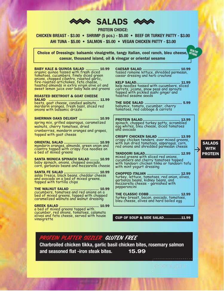 Jinky's Cafe - Sherman Oaks, CA menu_pic