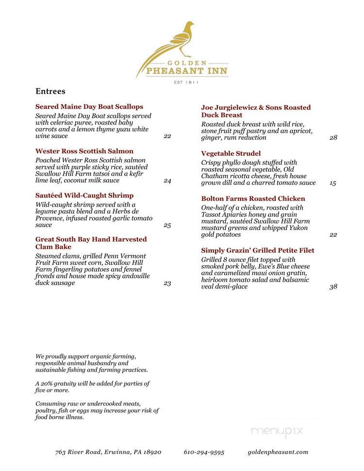 Golden Pheasant-Chinese Csn - Torrance, CA menu_pic