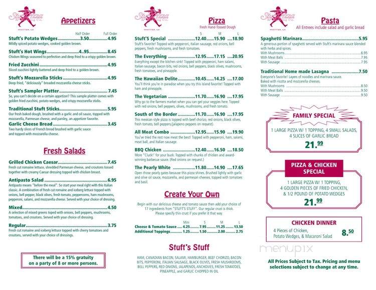 Stuft Pizza - Whittier, CA menu_pic