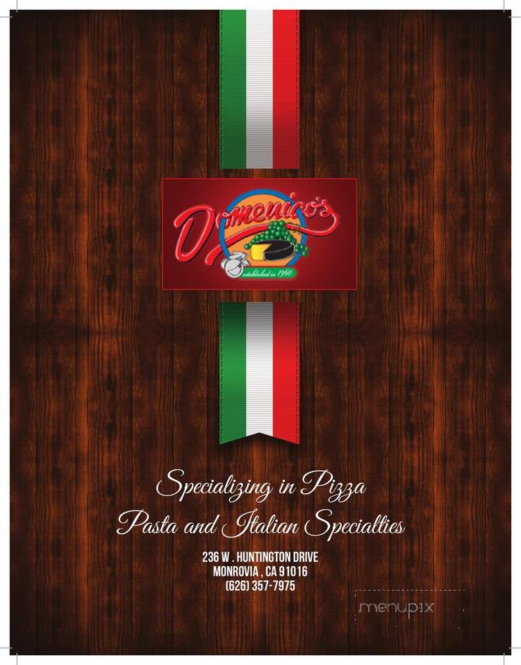 Domenico's Italian Restaurant - Monrovia, CA