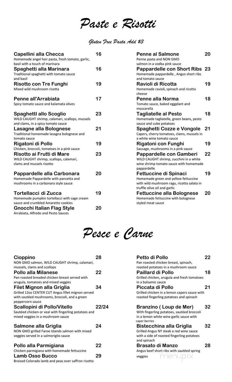 Pagliaccis - Studio City, CA menu_pic