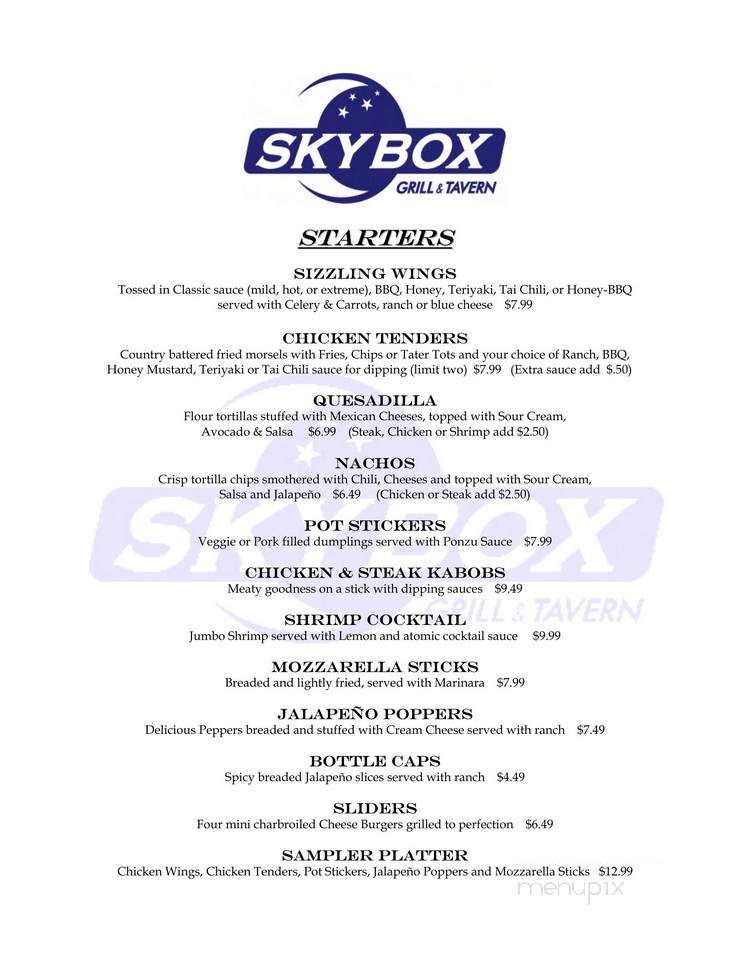 Skybox Grill & Tavern - Winchester, CA