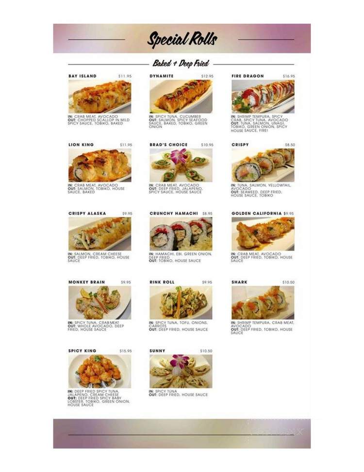 Rumble Fish - Scotts Valley, CA menu_pic