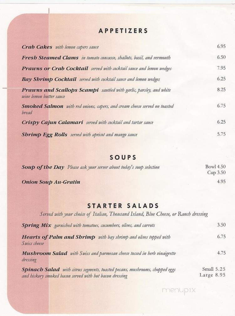 David's Restaurant - Santa Clara, CA menu_pic