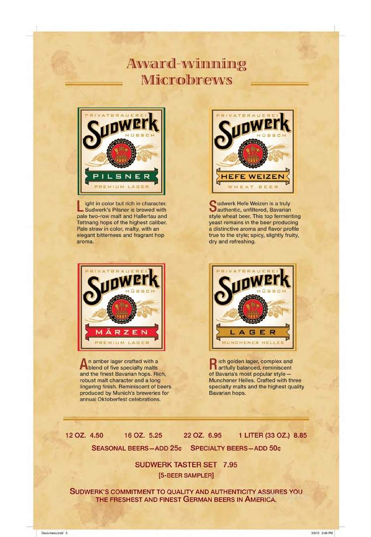 Sudwerk Restaurant & Brewery - Davis, CA