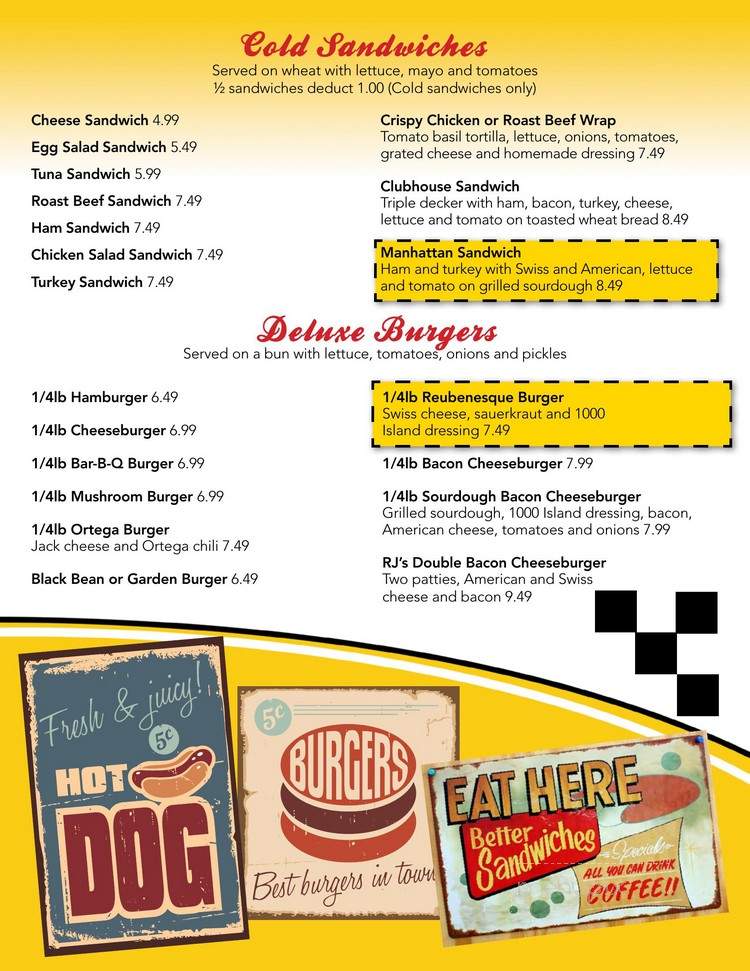 Linda's Soda Bar & Grill - Yuba City, CA menu_pic