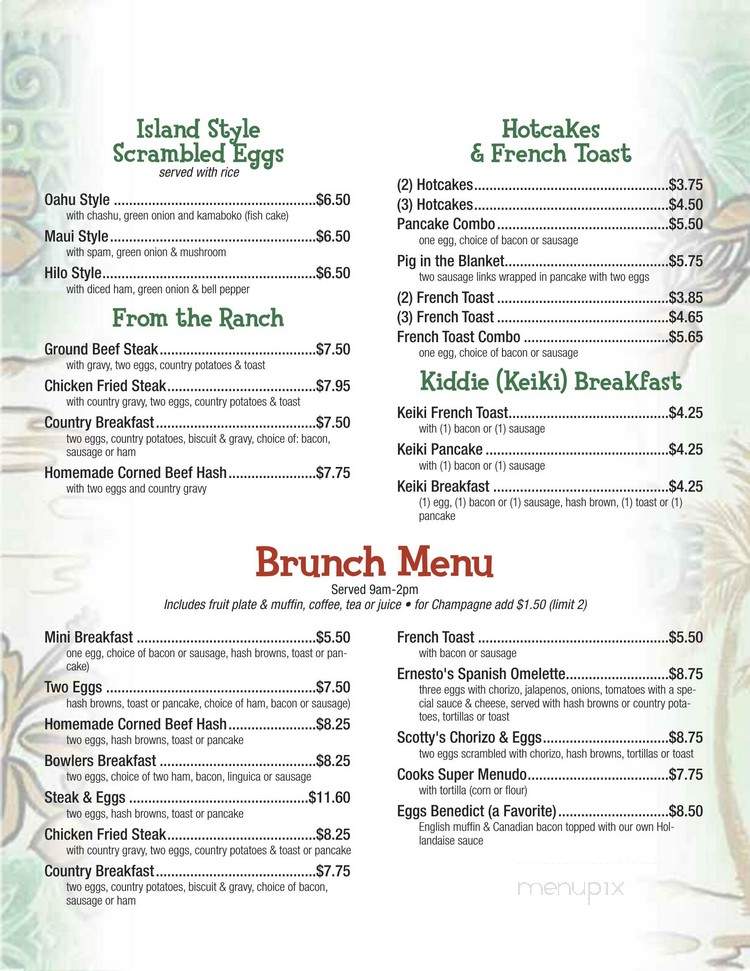Scotty's Restaurant - Gilroy, CA menu_pic