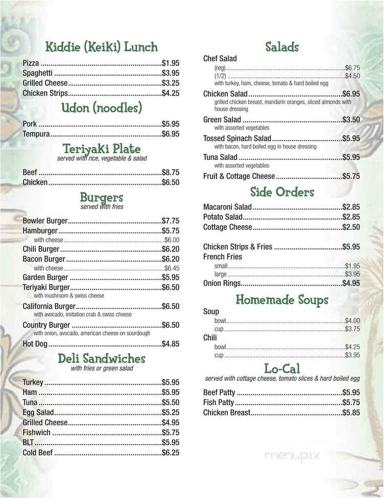 Scotty's Restaurant - Gilroy, CA menu_pic