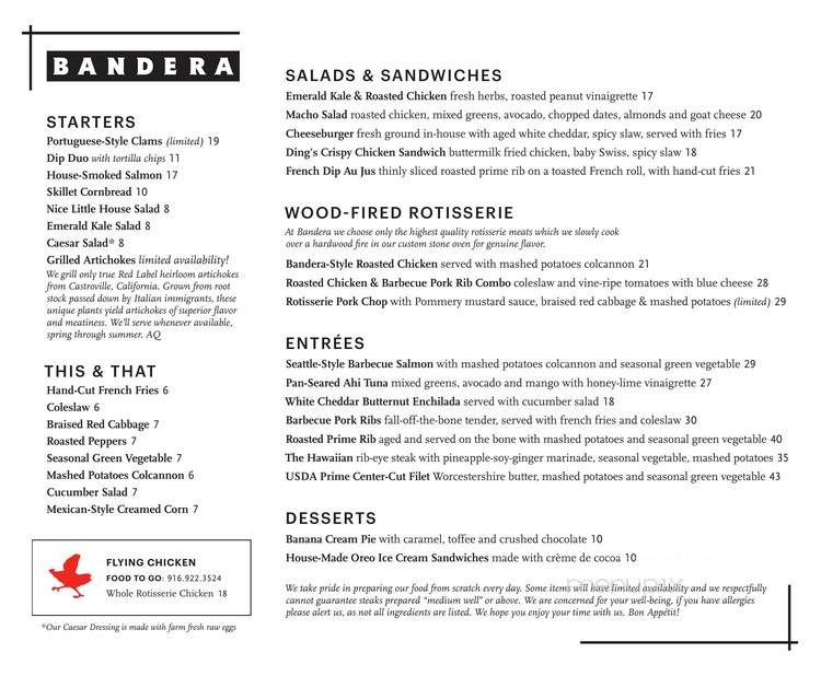 Bandera Restaurant - Sacramento, CA