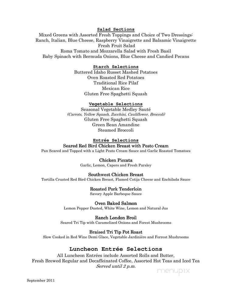 Ranch Restaurant - Denver, CO menu_pic