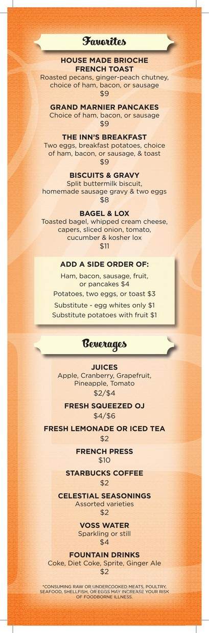 Weber Bar & Grille - Denver, CO menu_pic