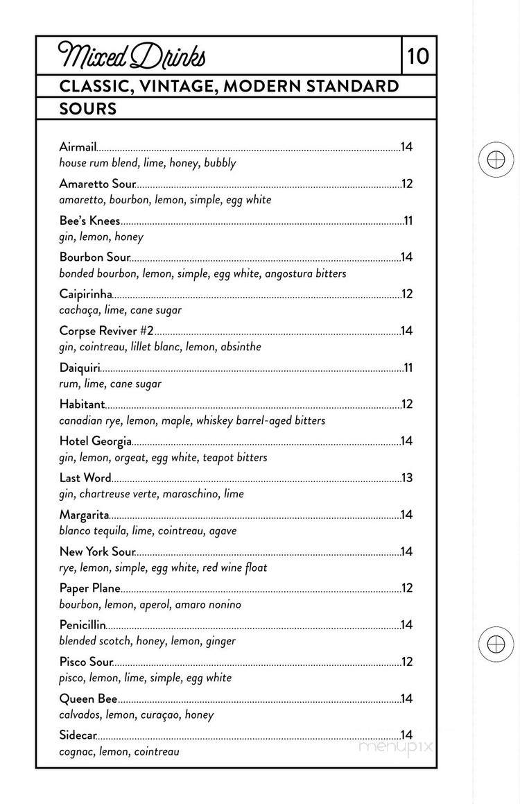 Grey Tiger - Toronto, ON menu_pic