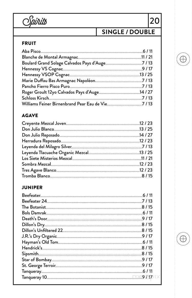 Grey Tiger - Toronto, ON menu_pic