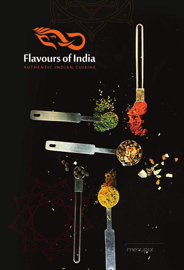 Flavours of India - Kingston, ON menu_pic