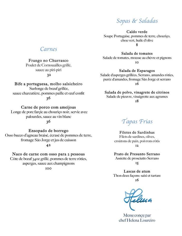 Helena - Montreal, QC menu_pic