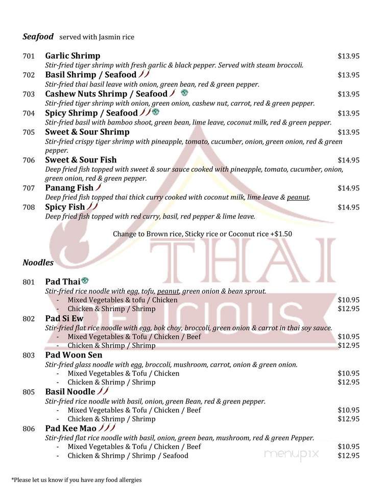 Thai Delicious - Whitby, ON