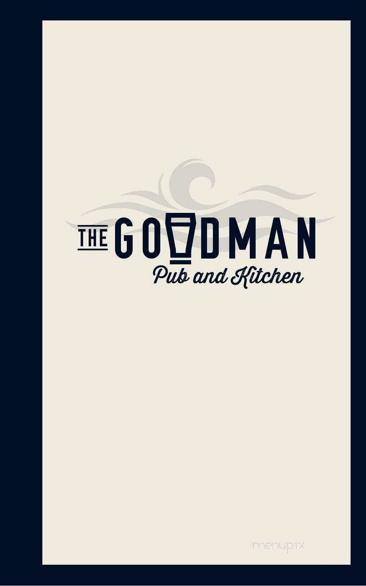 The Goodman Pub & Kitchen - Toronto, ON menu_pic