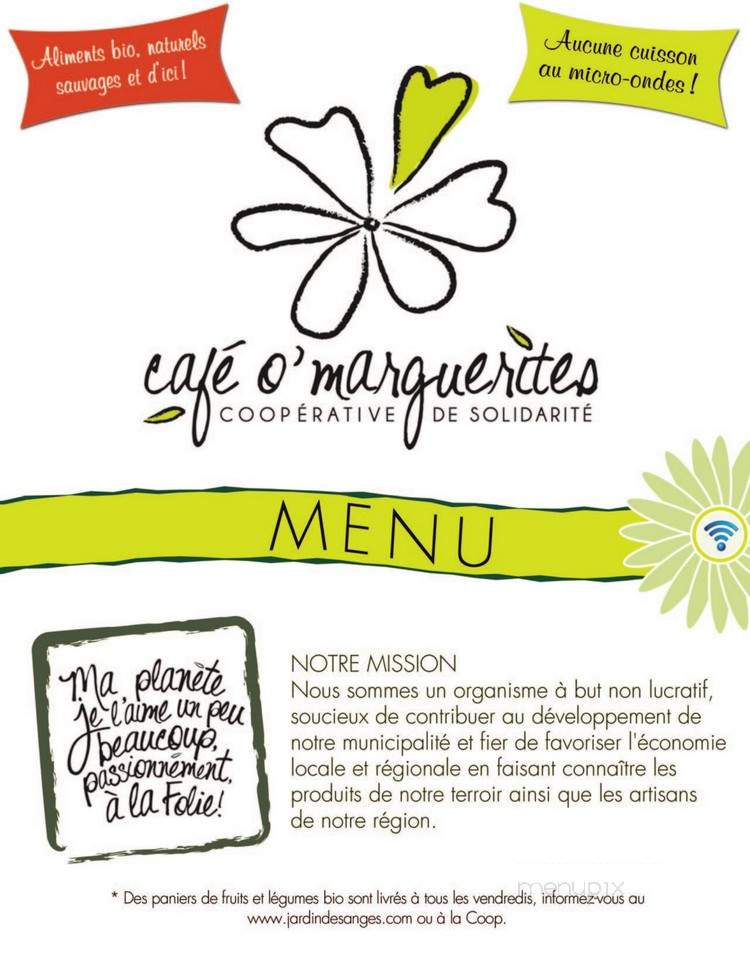 Cafe O'marguerites - Sainte-Marguerite-du-Lac-Masson, QC