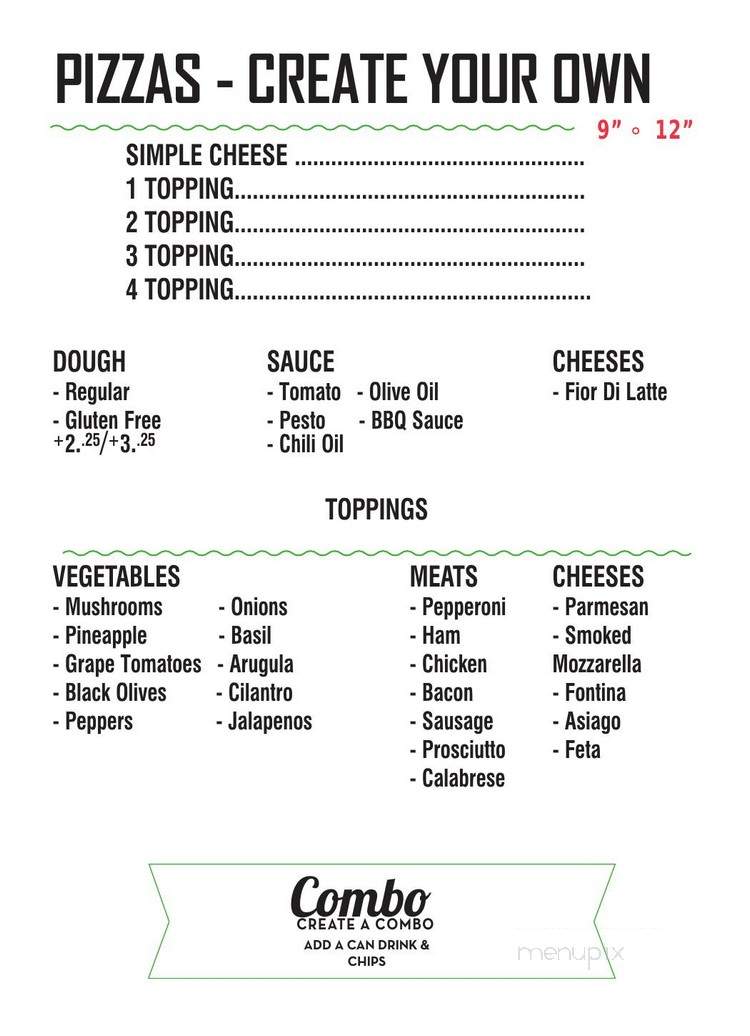 Ripe Tomato Kitchen - Calgary, AB menu_pic