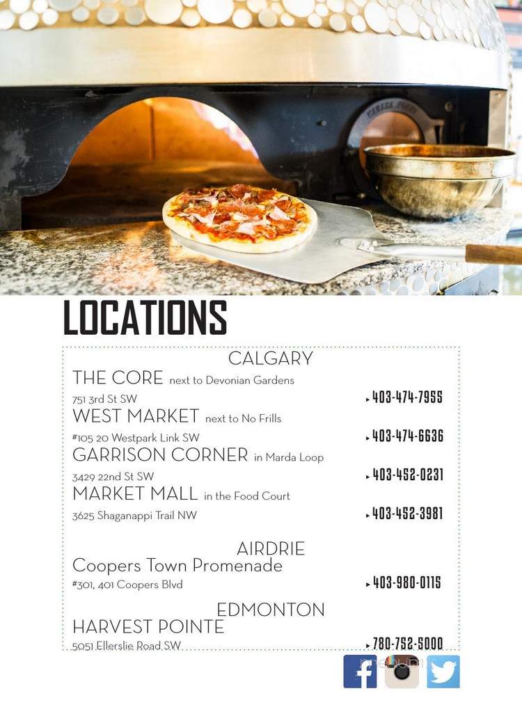 Ripe Tomato Kitchen - Calgary, AB menu_pic