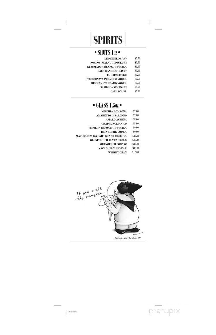 Spacca Napoli - Port Moody, BC menu_pic