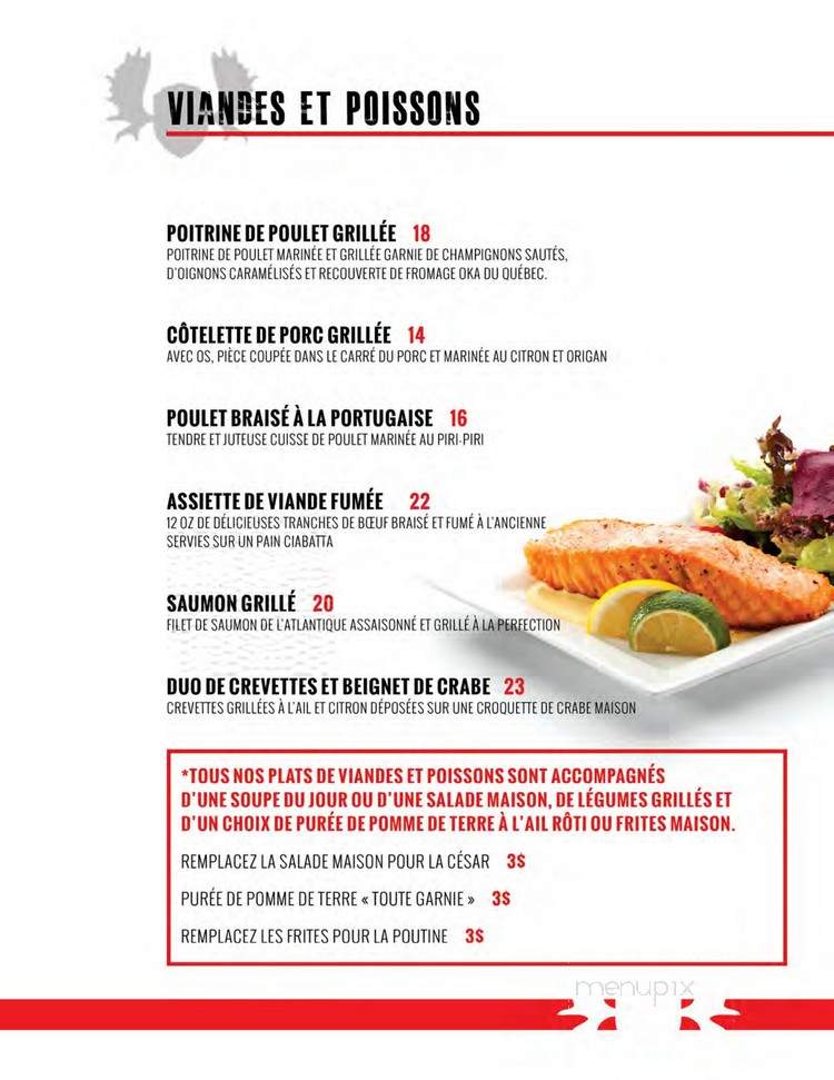 Windsor - Val-d'Or, QC menu_pic