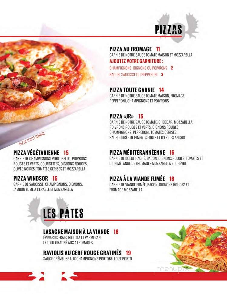 Windsor - Val-d'Or, QC menu_pic