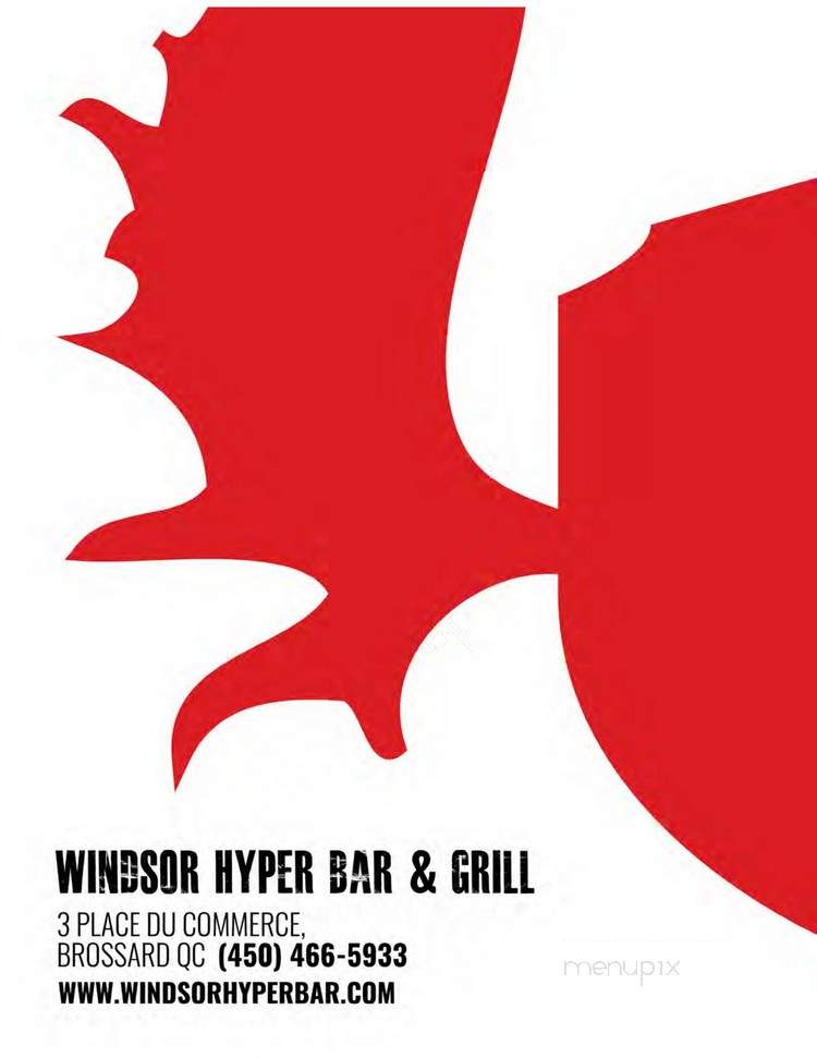 Windsor - Val-d'Or, QC menu_pic