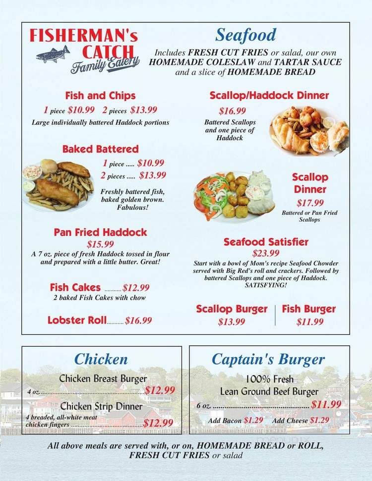 Big Red's - Lunenburg, NS menu_pic