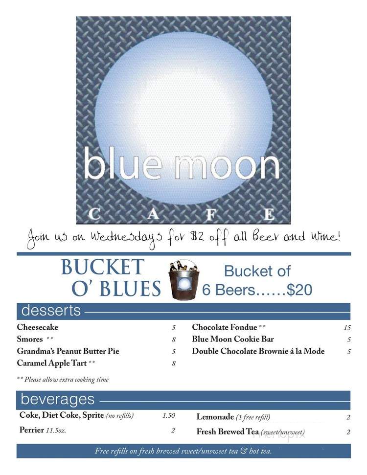Blue Moon Cafe - Fayetteville, NC