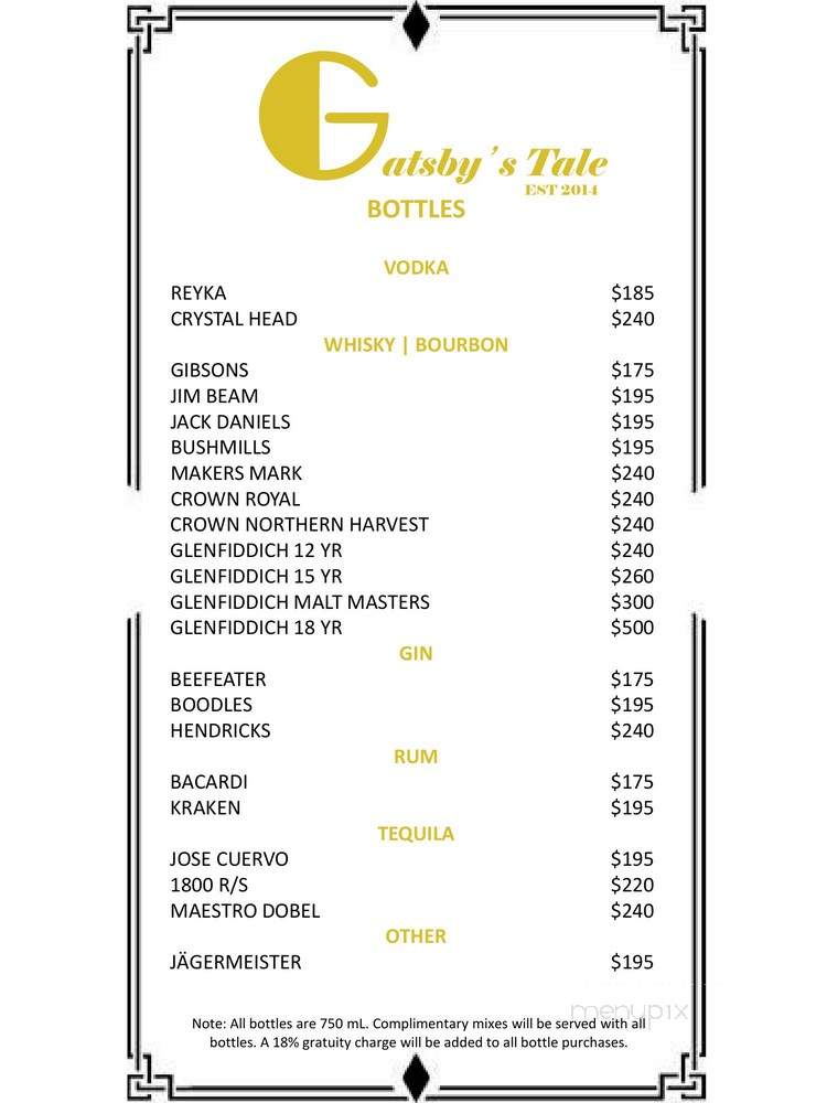 Chill - Toronto, ON menu_pic