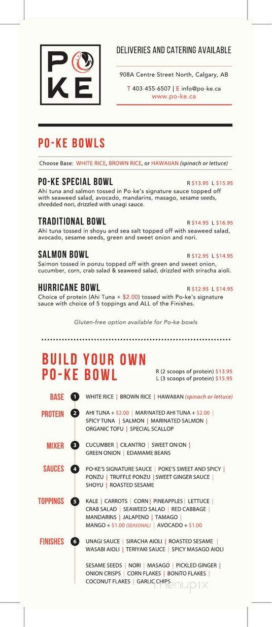 Po-ke - Calgary, AB menu_pic