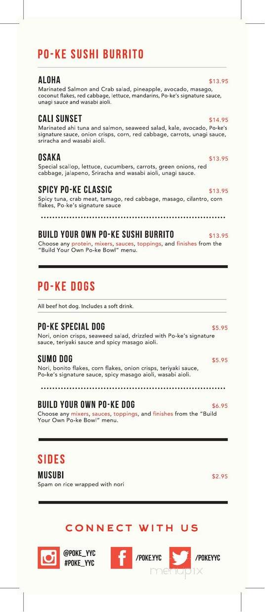 Po-ke - Calgary, AB menu_pic