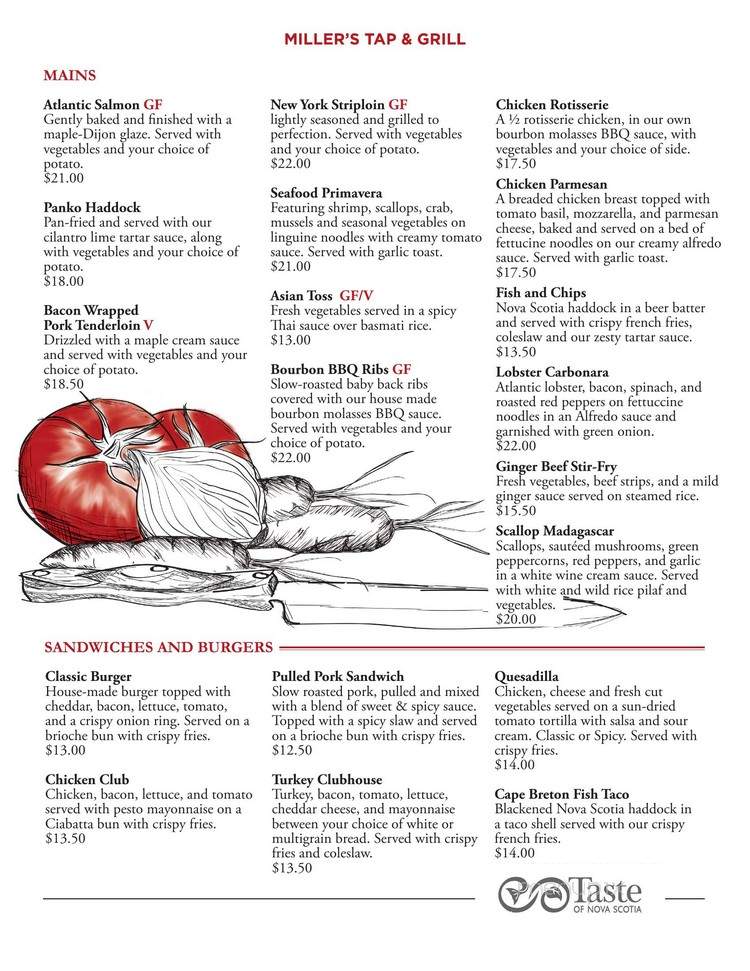 McCurdy's Dining Room - Baddeck, NS menu_pic