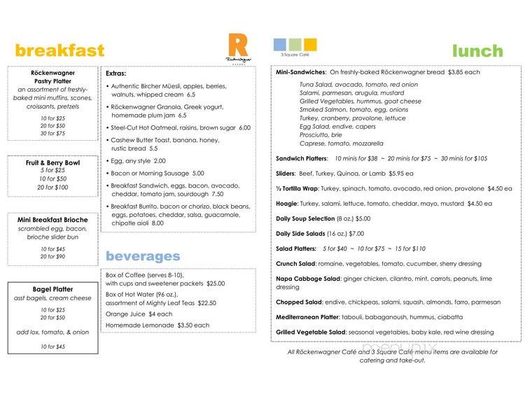 Rockenwagner Bakery - Los Angeles, CA menu_pic