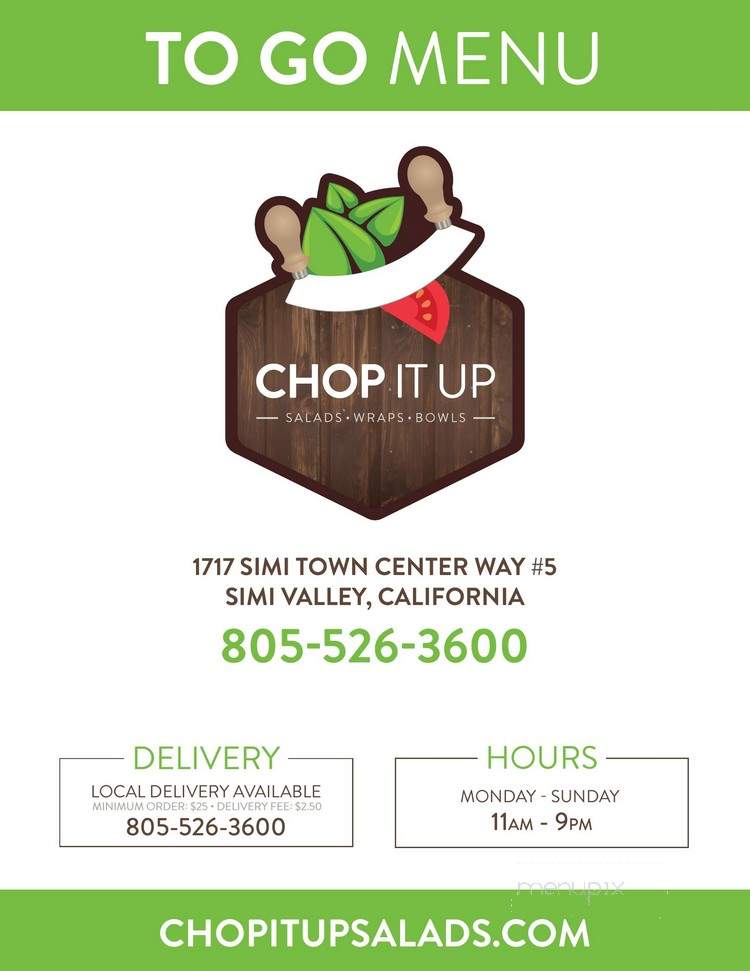 Chop It Up - Simi Valley, CA