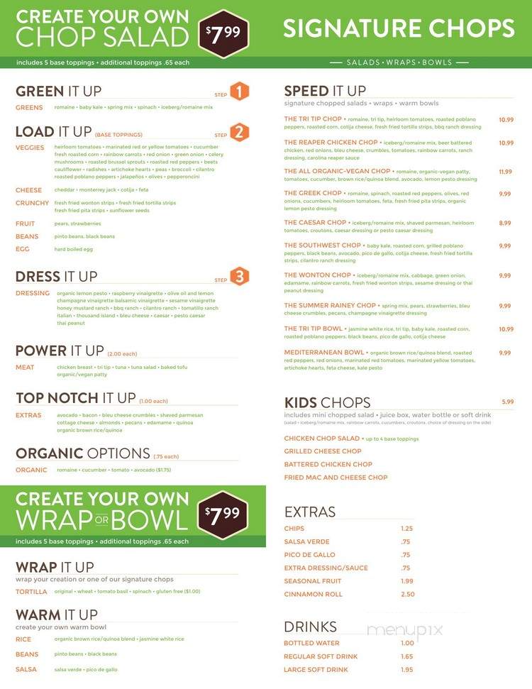 Chop It Up - Simi Valley, CA menu_pic