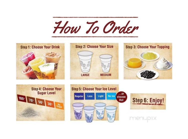 Gong Cha - Grand Prairie, TX menu_pic